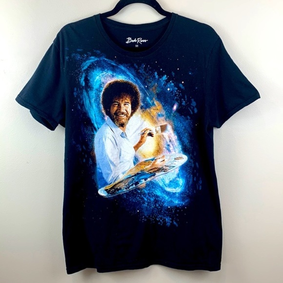 Painter Bob Ross Cosmic Graphic Tee - Picture 2 of 6
